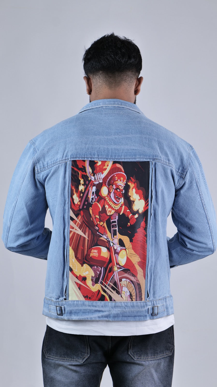 Theyyam - SWAP Series Black Denim Jacket