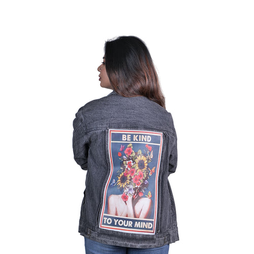 Be Kind - SWAP Series Black Denim Jacket 